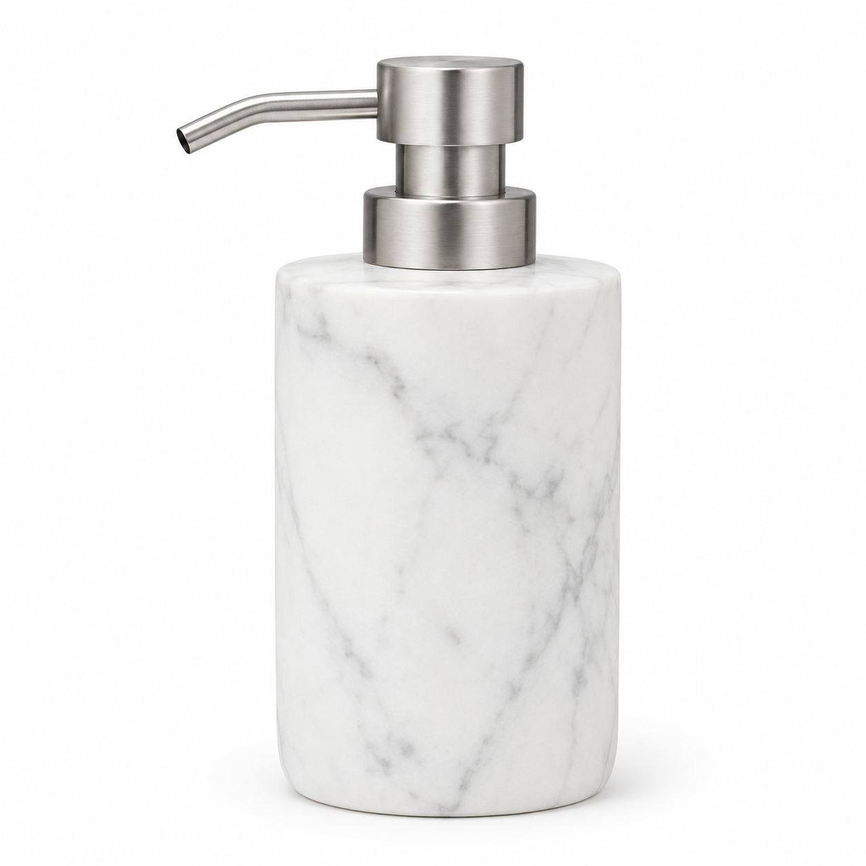 KGFVSHTW® SinkHarmony Marble-Look Soap Dispenser
