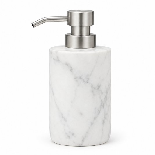 KGFVSHTW® SinkHarmony Marble-Look Soap Dispenser